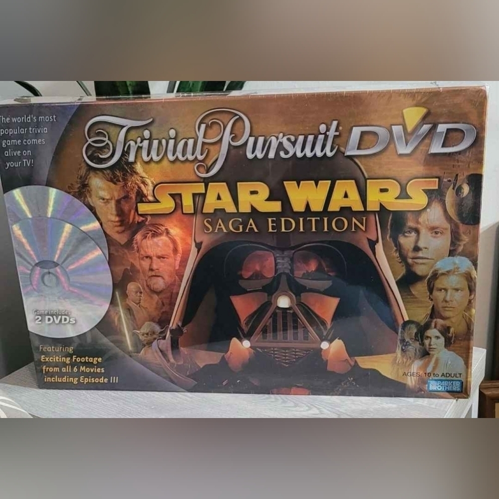 SEALED Star Wars Trivial Pursuit Movie DVD 2005 Saga Edition Board Game